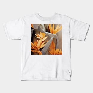 Sculptured Birds of Paradise Kids T-Shirt